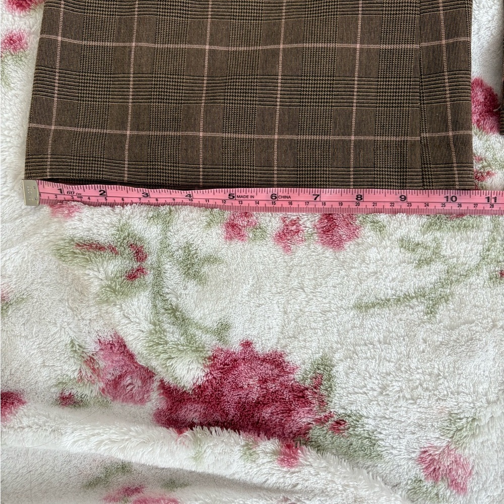 Frankie B. Brown Plaid Trousers - Picture 6 of 16